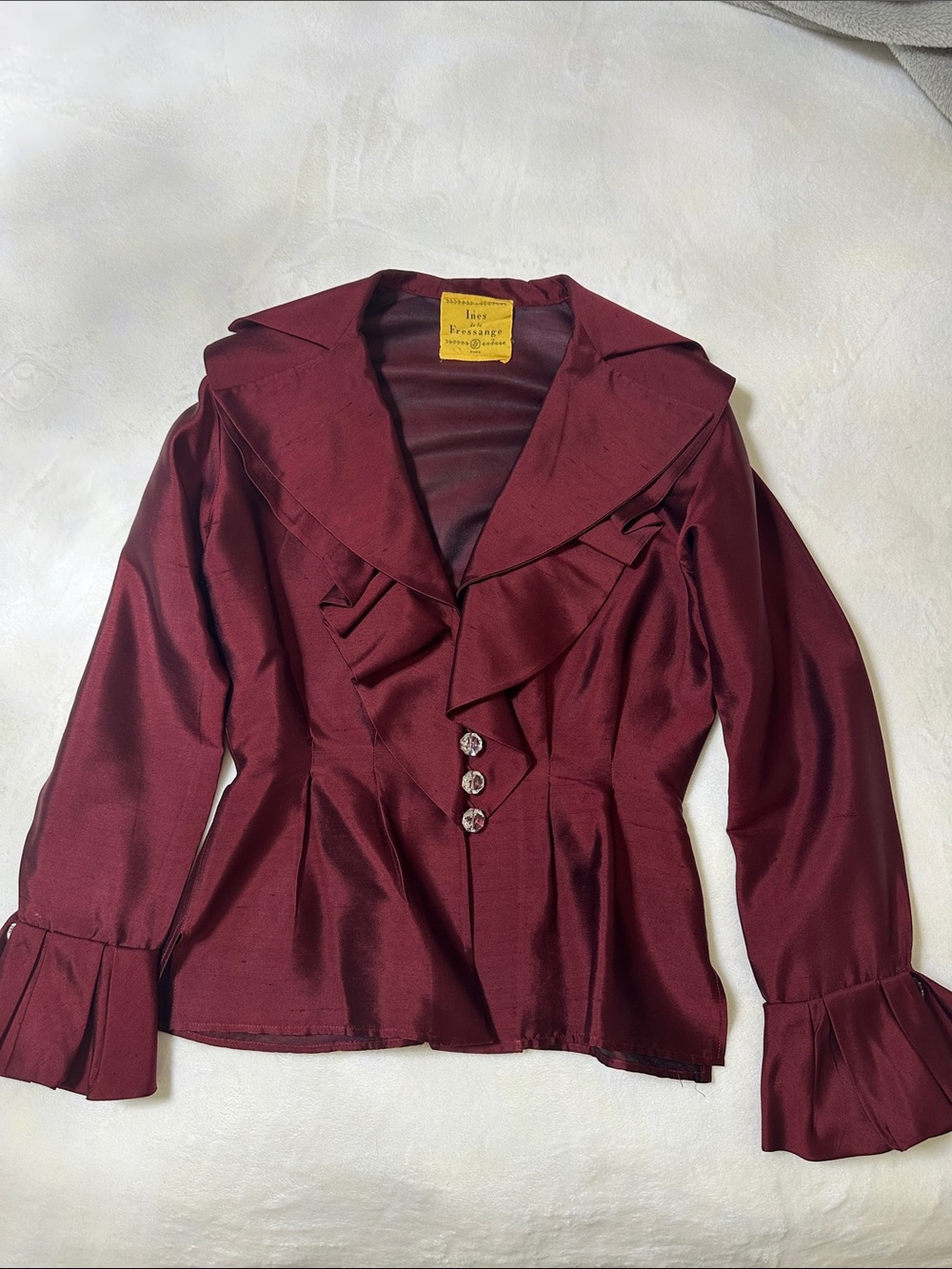 Authentic Parisian couture by Ines Fressange Blouse Jacket